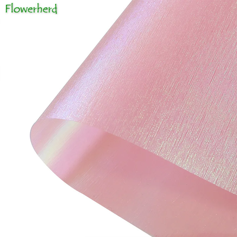 Double-sided Symphony Silk Paper Roll Flower Bouquet Wrapping Paper Waterproof Gift Packaging Paper Colorful Light Craft Paper