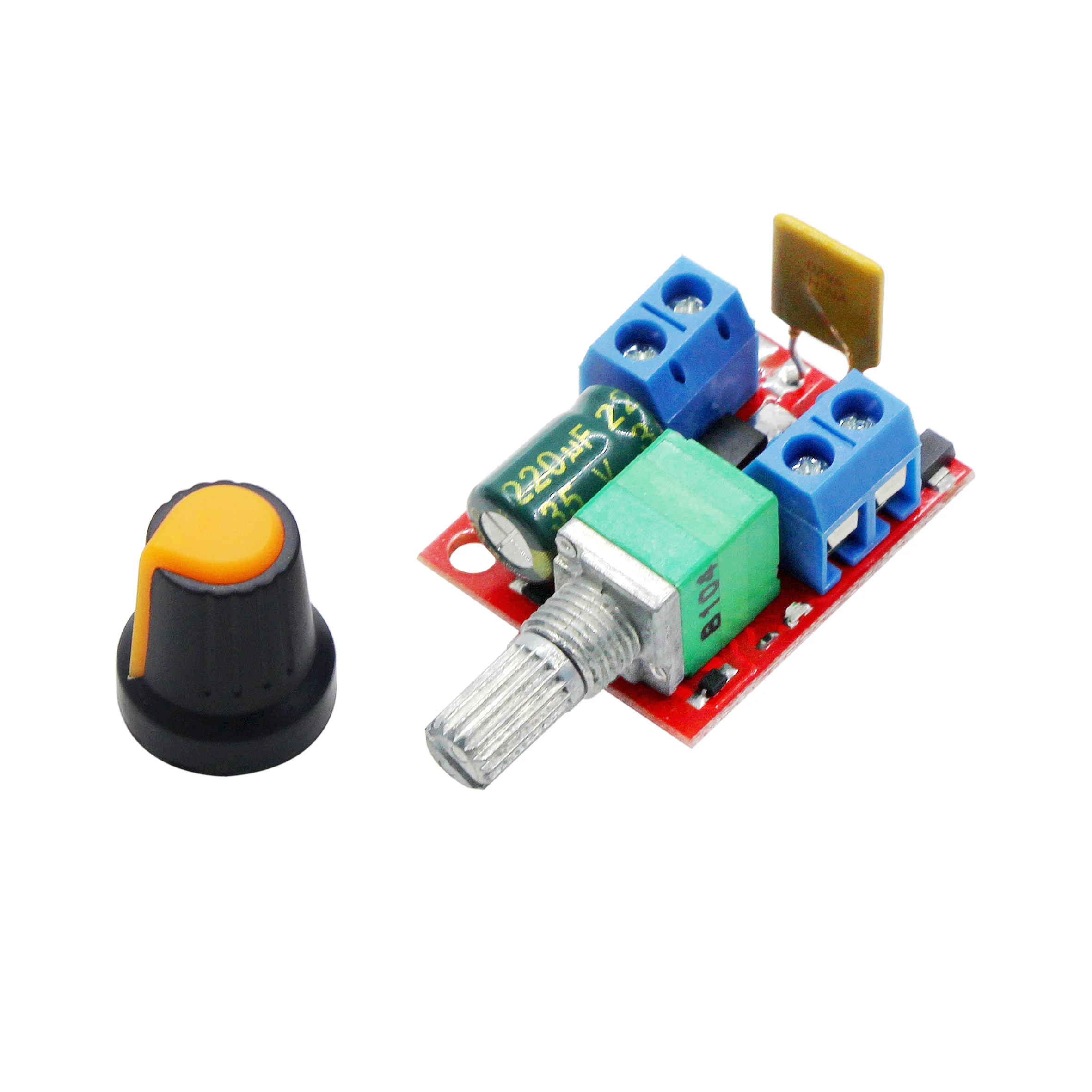 Mini DC Motor PWM Governor 3V6V12V24V35V 5A Speed Switch Ultra Small LED Dimmer