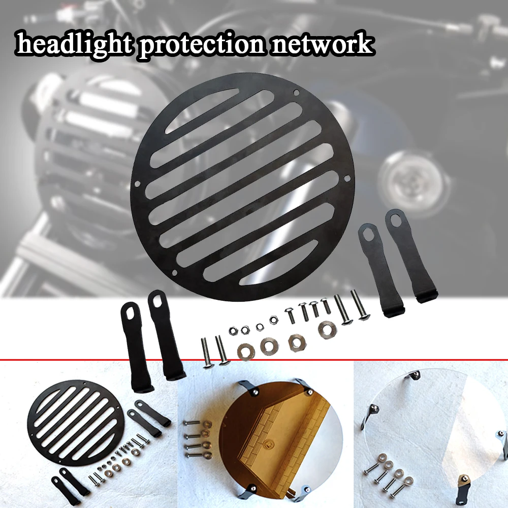 Headlight Protection Network For Honda RebeL CM500 Headlight Shielding Large Shade Modified Lamp Shielding Net Rebels 1pcs