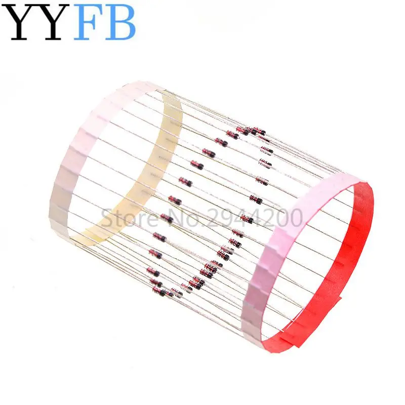 Novo 1n4148 do-35 interruptor retificador diodo volume 4148 do35 tubo de vidro em linha reta