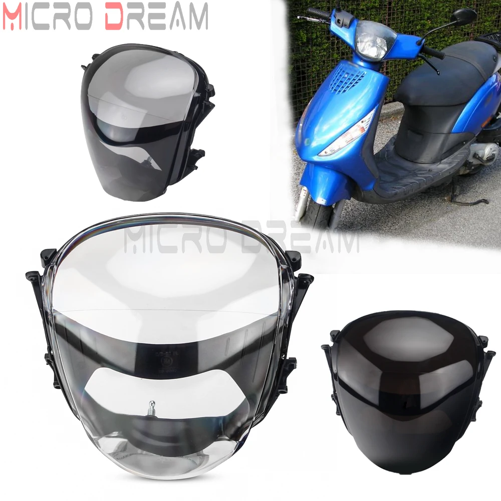 Motorcycle Headlight Glass For Zip 100 98 4T 125  124 50 49 50 2T AC LC SP Scooter Headlamp Speedometer Lens Front Light Glass