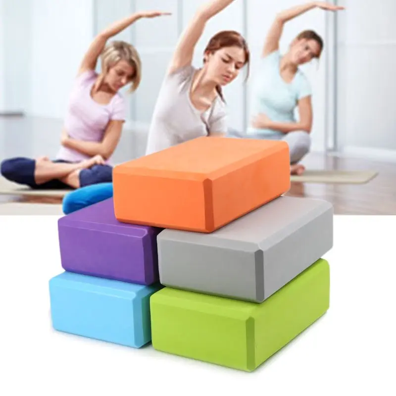 EVA Yoga Block Training Body Shaping Pilates Fitness Foam Brick Stretching Aid