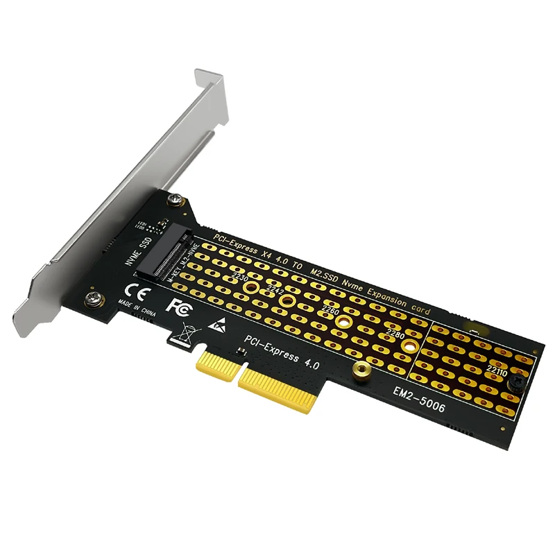 데스크톱 PCIe 4.0 어댑터 라이저 카드, PCI-E GEN4, 풀 스피드, Chia 마이닝용, M.2 NVME SSD, 64Gb SSD, PCI Express X4 어댑터