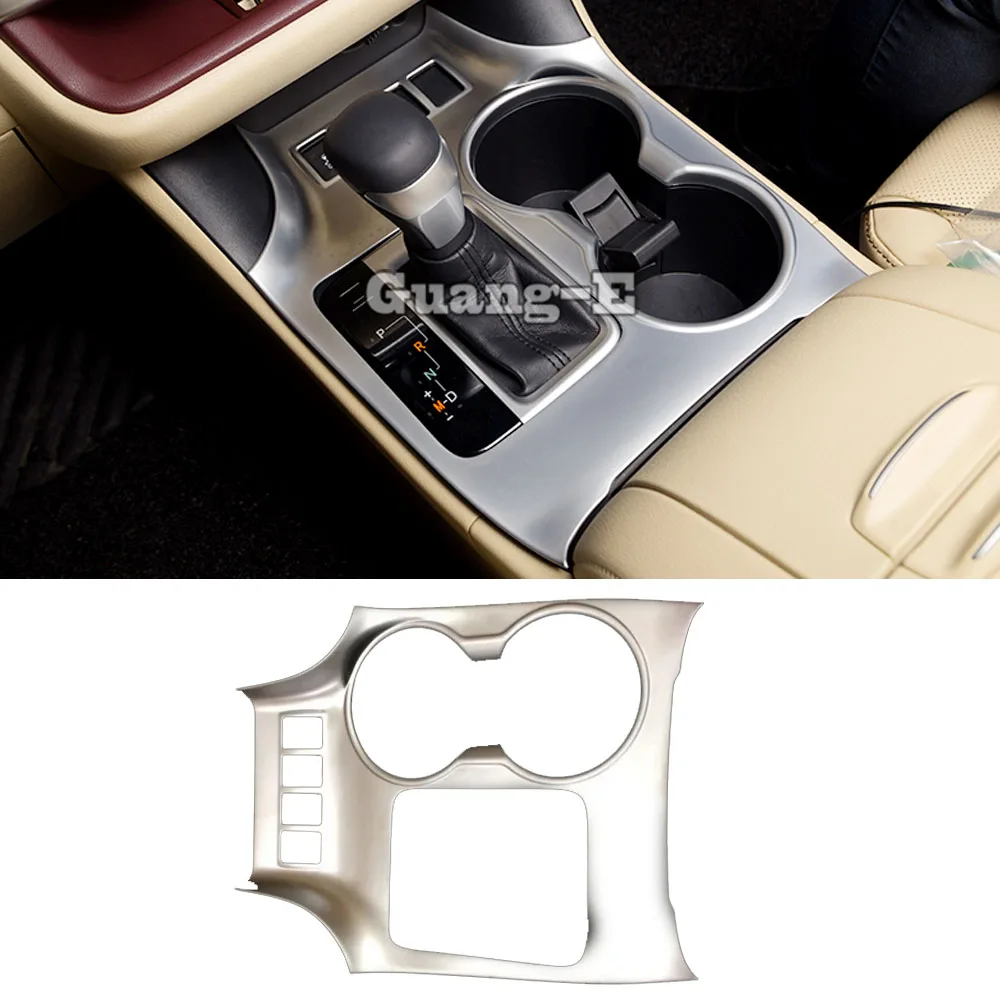

For Toyota Highlander 2015 2016-2017 2018 2019 2020 Car Sticker Inner Trim ABS Plastic Lamp Center Console Cup Gear Box Frame