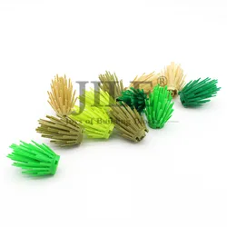 30pcs Moc Plant Prickly Bush 2x2x4 Building Blocks 6064 Garden Grass DIY Bricks Compatible with Flower Trees Jungle Parts Toys