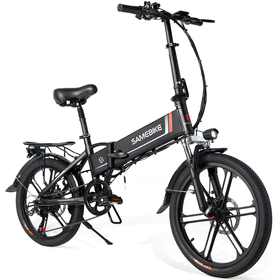 [EU STOCK]SAMEBIKE 20LVXD30-II Updated Version Folding Smart Electric Bike 48V 10.4AH 350W 20 inch 32km/h E-Bike image 5