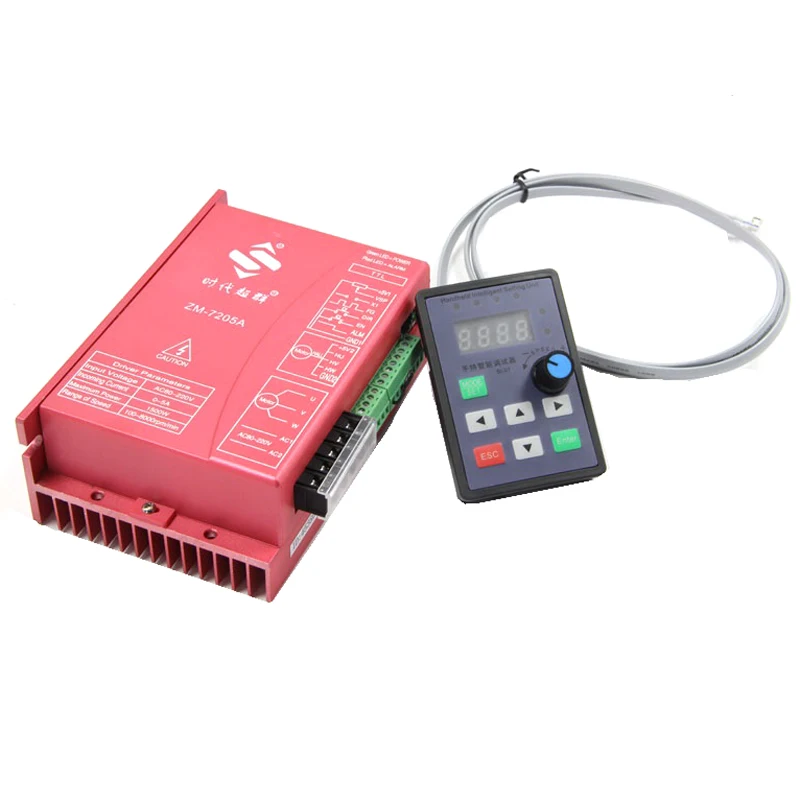 

310V DC Brushless Motor Driver ZM-7205 Input 220V AC Max. 5A 1100W BLDC with Handheld Intelligent Setting Unit