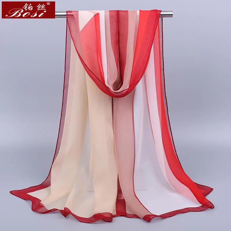 2020 new Silk satin scarf summer lattice scarves fashion women Chiffon scarfs Beach shawl flower hijab luxury ladies 160*50cm