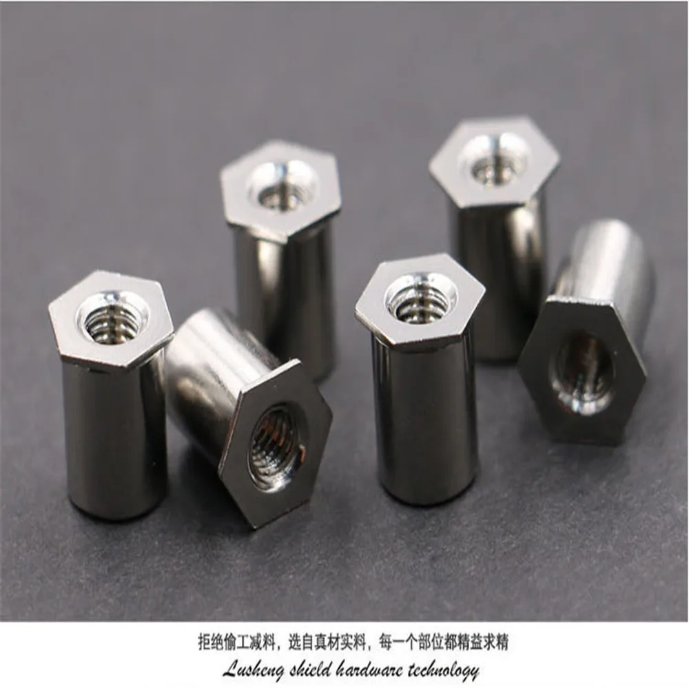 

SOA-M4-25 Thru-hole Threaded Standoffs Self Clinching Crossing Crimped Standoff Server Cabinet Rivet Sheet Metal PCB Rivets Vis