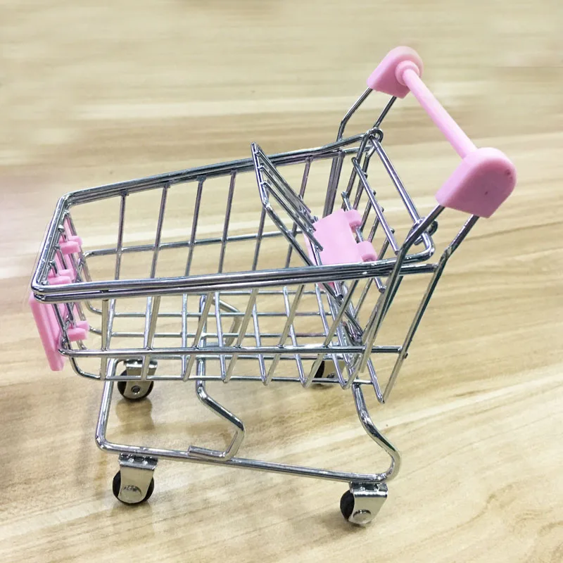 1pcs Parrot Bird Mini Supermarket Shopping Cart Shaped Toy Intelligence Growth Toy Parrot supplies