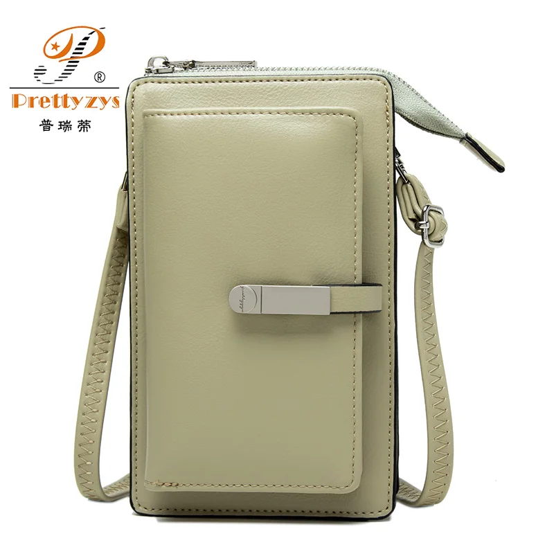 New Multifunction Touch Screen Single Shoulder Pocket Wallet Pouch Case Bag Messenger Bag Female Purse Card Cell Phone Pocke