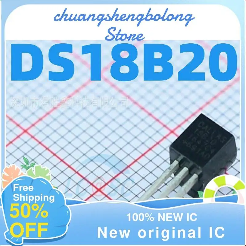 

20PCS DS18B20 TO-92 New original IC