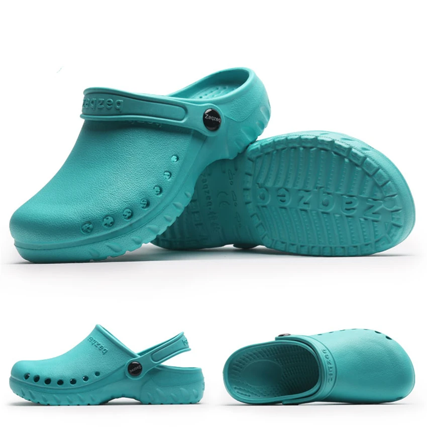 Unisex Shoes work wear Soft Anti-slip Slipper Waterproof Sandal Shoes Work Accessories lab scrub men women shoe