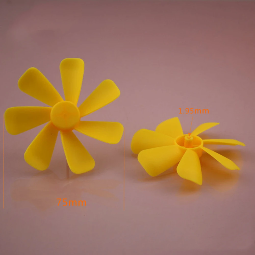 75mm seven-blade propeller petal propeller seven-blade fan blade propeller wind blade decorative propeller