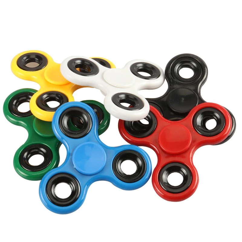 ABS Fidget Spinner  Spinner For Autism  Anti Stress Tri-Spinner High Quality Adult Kids Funny Toys