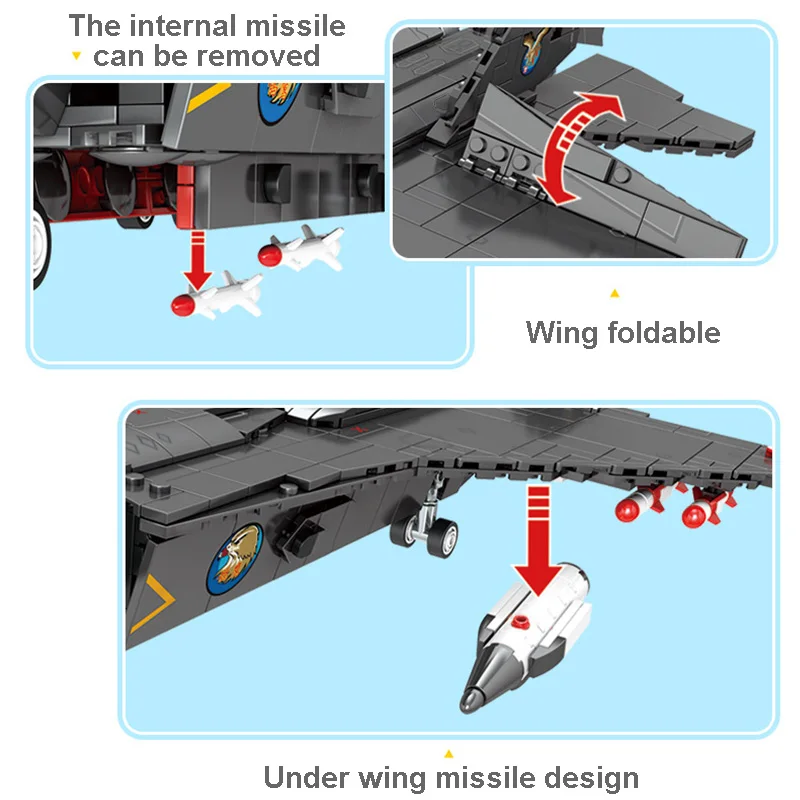 Military Y20 Conveyor Airplane J15 FC31 Aircraft Model Building Blocks Technical WZ10 Z18 Helicopter Figure Bricks MOC Toys Gift