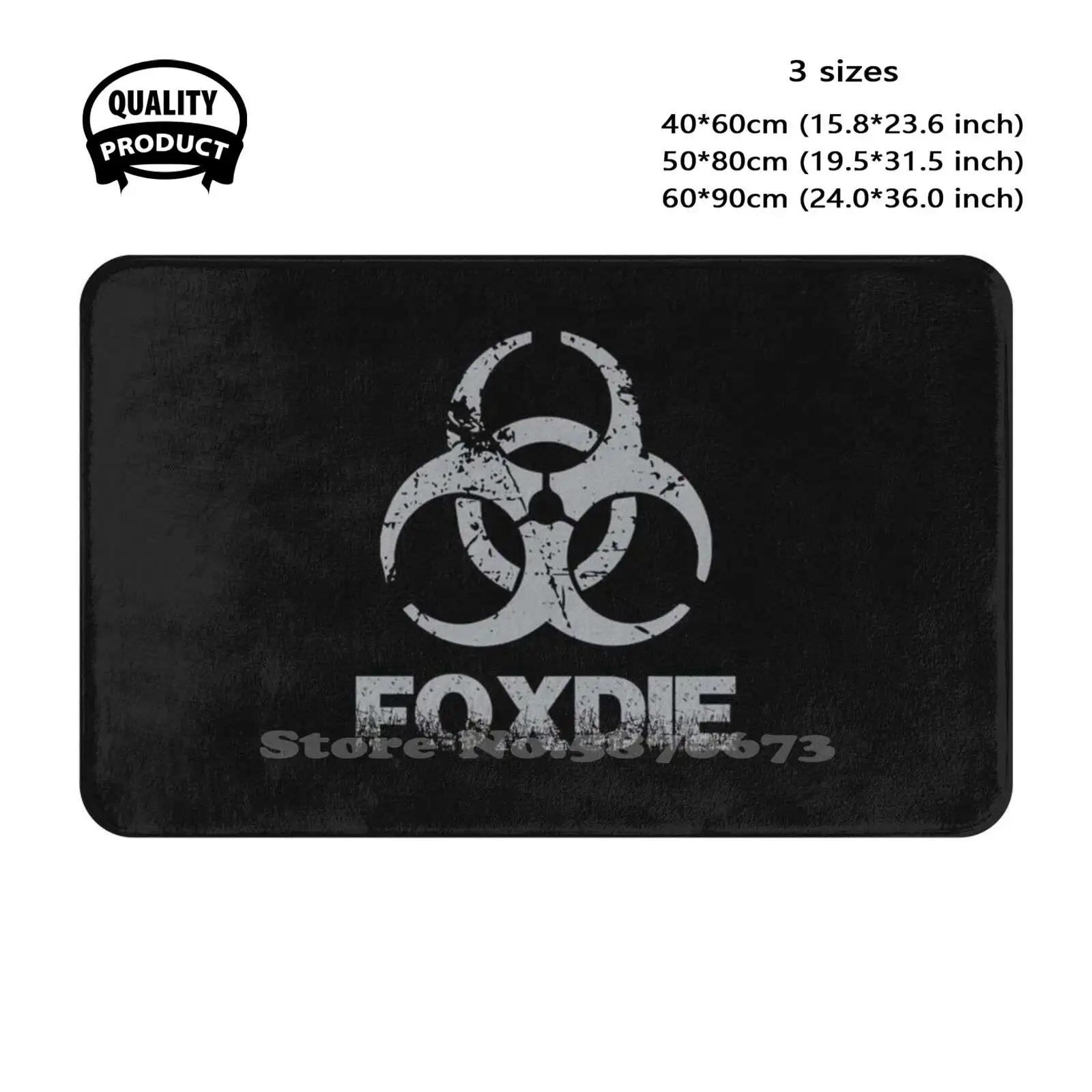 Foxdie Soft Cushion Home Carpet Door Mat Car Rug Militaires Sans Frontieres Fox Hound Foxhound Metal Gear Solid Big Boss Liquid