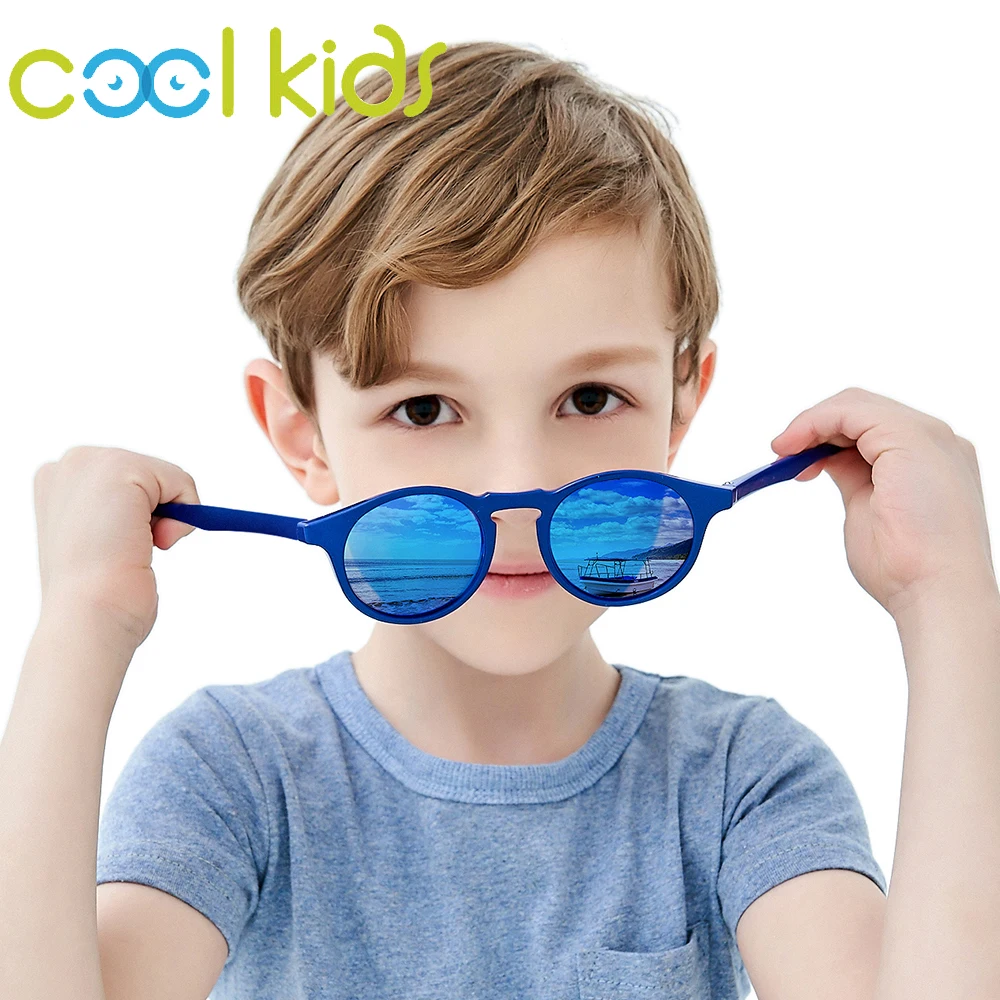 

COOL KIDS Acetate Polarized Kids Sunglasses Child Sunglasses For 5-12 Years Girls Boys Eyeglasses UV400 Eyewear Children SK1003