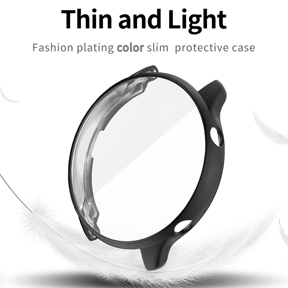 TPU Zacht Volledig Scherm Glas Protector Case Shell Rand Frame Voor Amazfit GTR 2/2e GTR2/e Smartwatch GTR2e Beschermende Bumper Cover