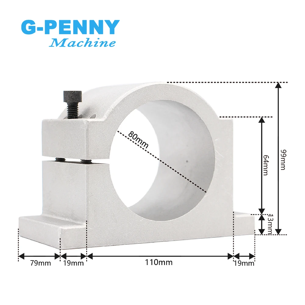 Imagem -06 - G-penny 2.2kw Er20 Eixo Refrigerado a ar Rolamentos de Esferas Cerâmicos 24000rpm Resfriamento de ar 0.01 mm e 2.2kw Unidade de Frequência e Suporte de 80 mm