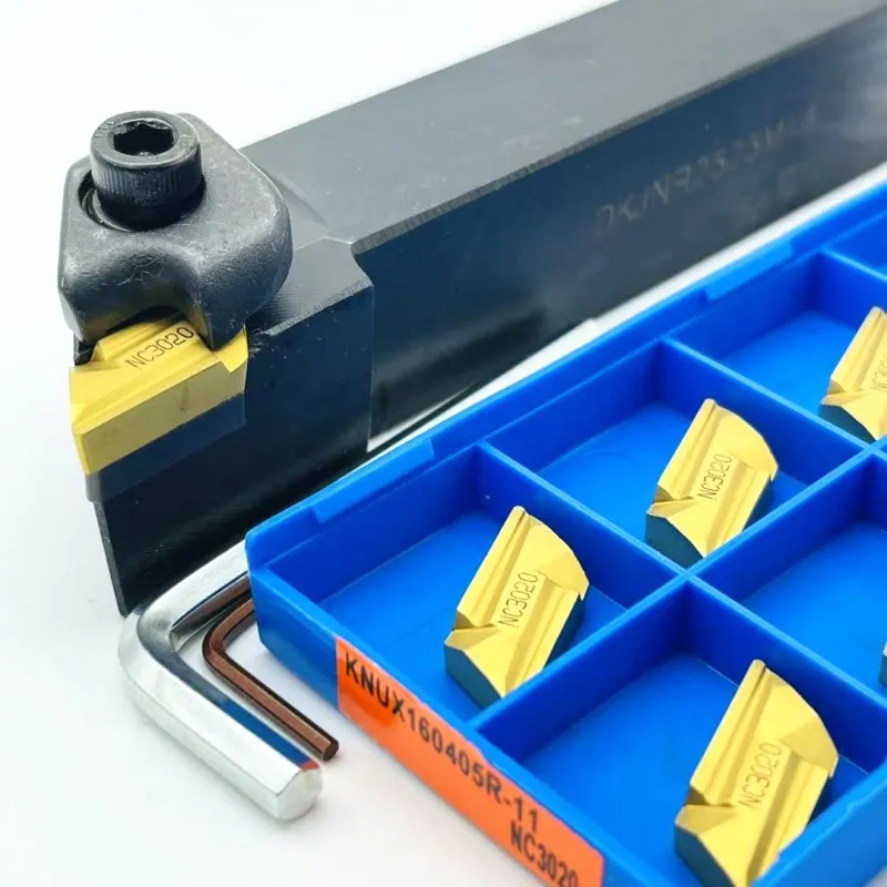 

Tool holder DKJNR2020K16 DKJNR2525M16 turning tool holder 20mm 25mm+10 PCS knux160405 high quality cutting tool set