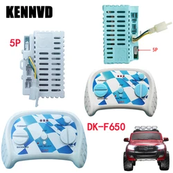 5Pin DK-F650 40A Relay Children's Electric Car Controller Transmitter,SUV Kids Ride on 2.4G Bluetooth Remote Control Receiver