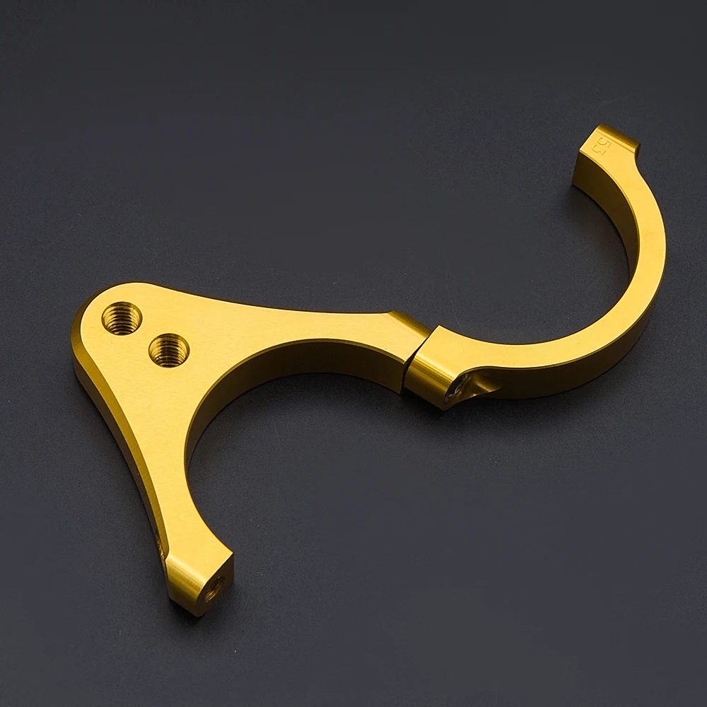 27 28 29 30 31 32 33 35 36 37 39 40 43 45 47 48 49 50 51 52 53 54 55 56 57 58 60mm Steering Damper Bracket Support Holder Gold