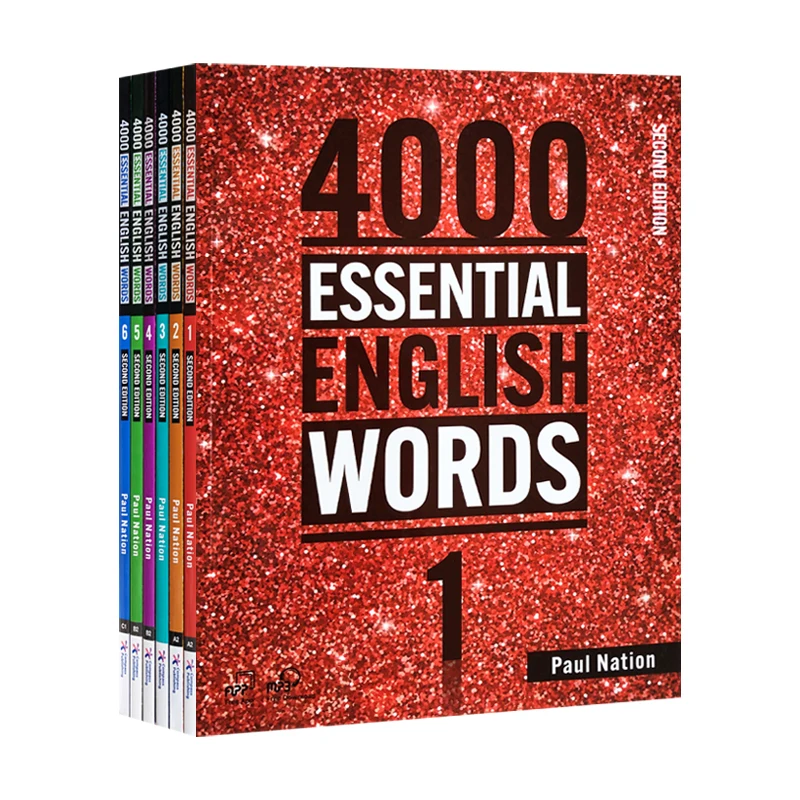 6 Books 4000 Essential English Words Edition 1-6 IELTS, Common SAT Core Vocabulary Textbook Workbook