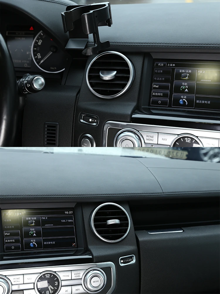 For Land Rover Discovery 3/Discovery 4 2004-2016 Car Dashboard Air-conditioning Air Outlet Adjustment Rod Decorative Cover Trim