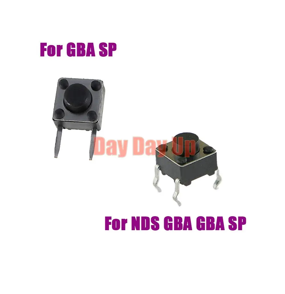GBA SP/NDS/GBA 게임 콘솔 용 GameBoy Advance GBA 용 2pcs 고품질 L R 왼쪽 오른쪽 마이크로 스위치 버튼 교체