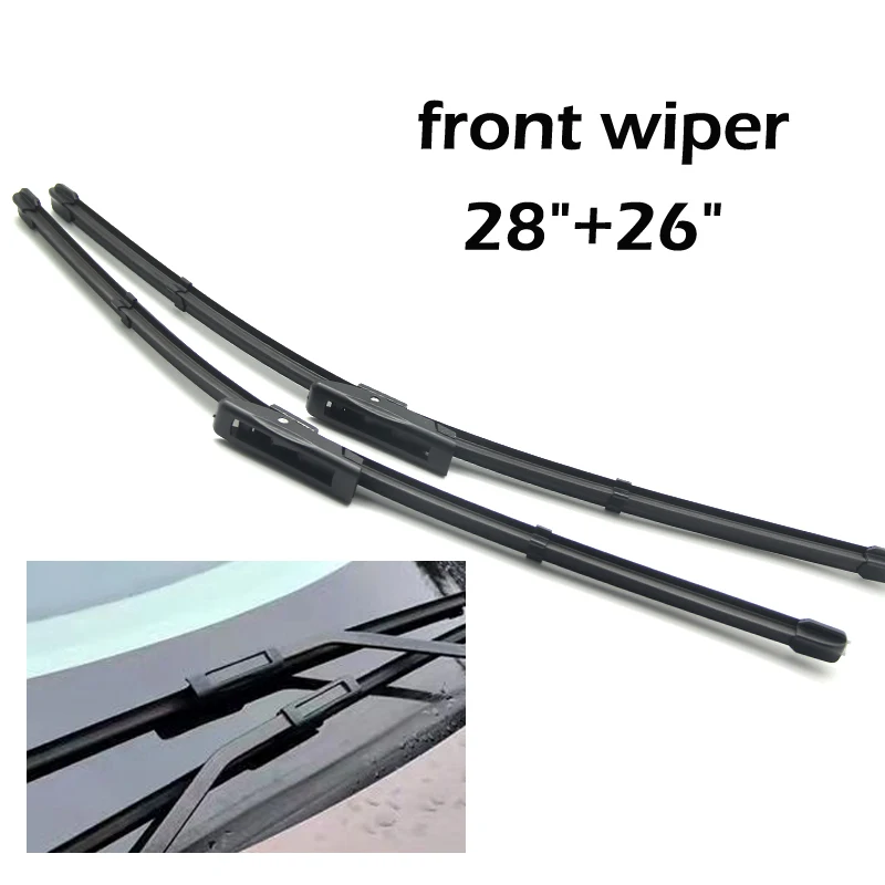 MIDOON Wiper Front Rear Wiper Blades For Renault Scenic 3 / Grand 2009-2016 2015 2014 2013 2012 Windshield Windscreen 28\