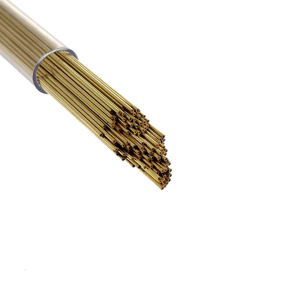 Drill Brass Electrode Tube OD0.8*400mm Single Hole ID0.2mm Ziyang for Drilling Hole Machine Parts