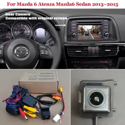 Car Rear View Camera For Mazda 6 Atenza Mazda6 Sedan 2013~2015 - Back Up Reverse Camera RCA & Original Screen Compatible