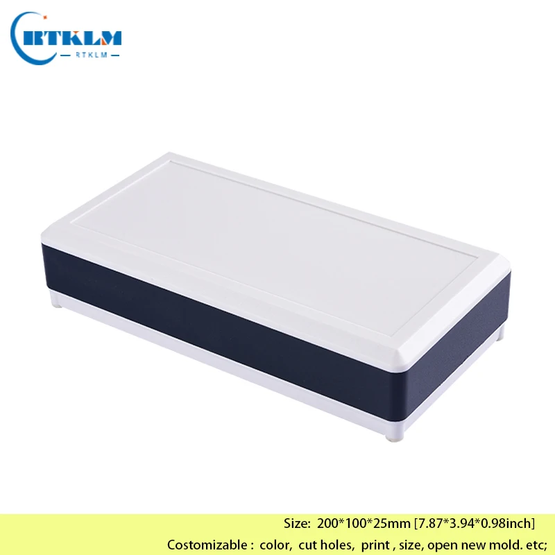 

Aluminium project box wall mounted aluminium enclosure diy metal case junction box for electronics 200*100*25mm