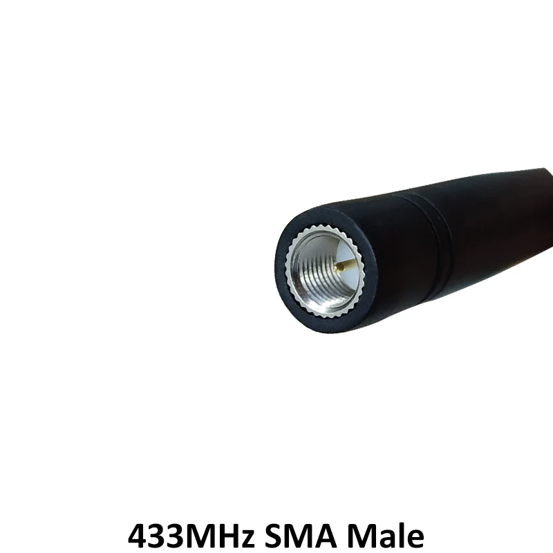 GRANDWISDOM 10pcs 433mhz antenna 3dbi sma male lora antene pbx iot module lorawan signal receiver antena high gain