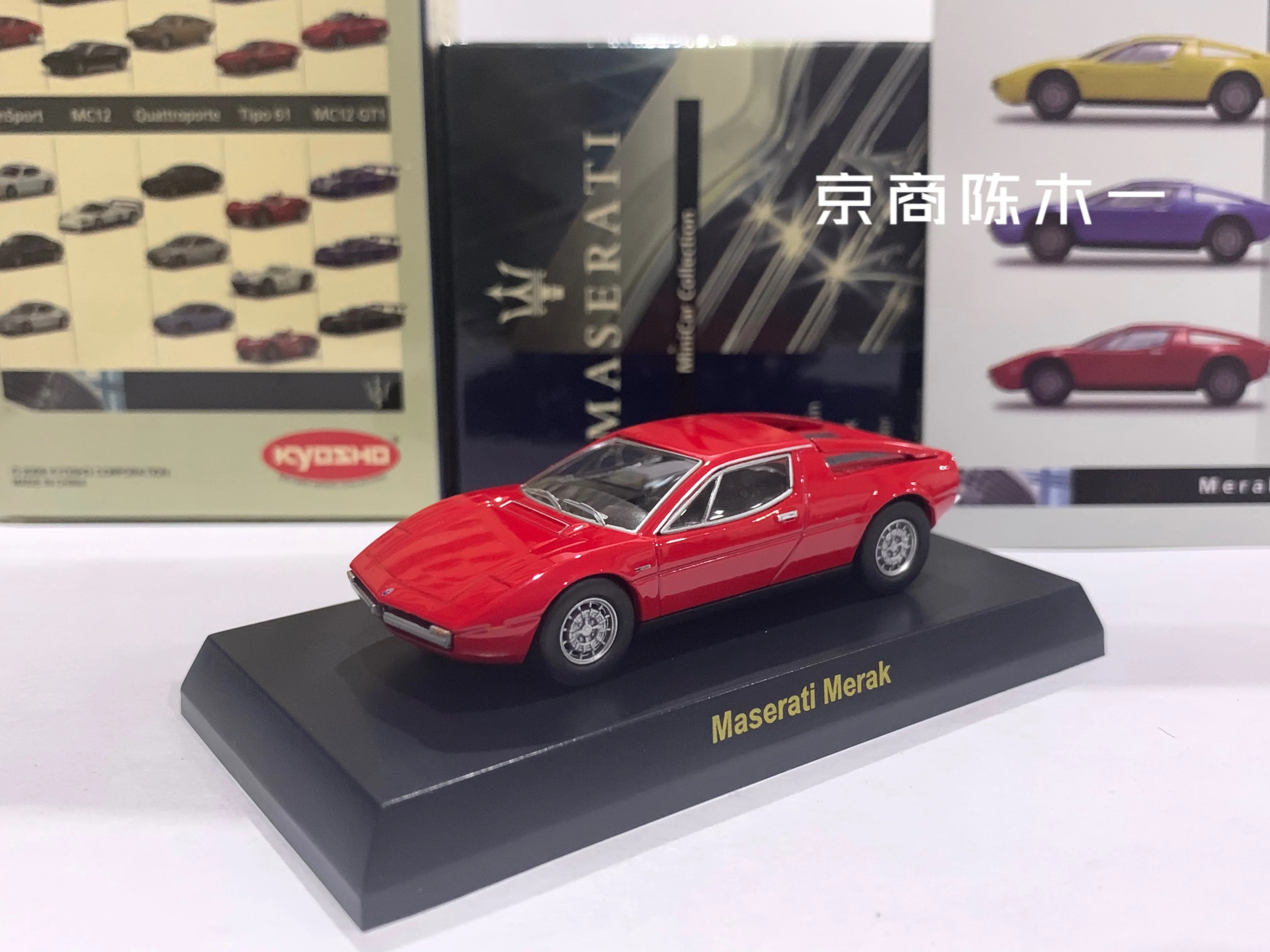 

Коллекция 1/64 KYOSHO Maserati Merak из литого сплава, декоративная модель автомобиля, игрушки