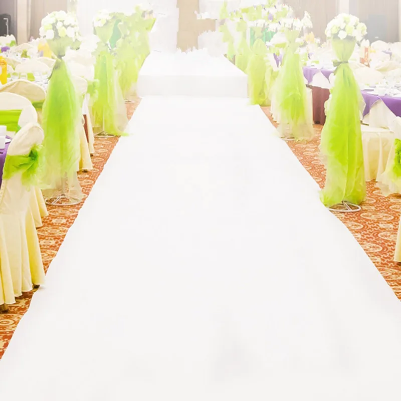 NEW ARRIVAL Beautiful Non-woven Aisle Runner for Wedding Party Decoration Supplies Free Shipping 1.2M Wide 10M Length