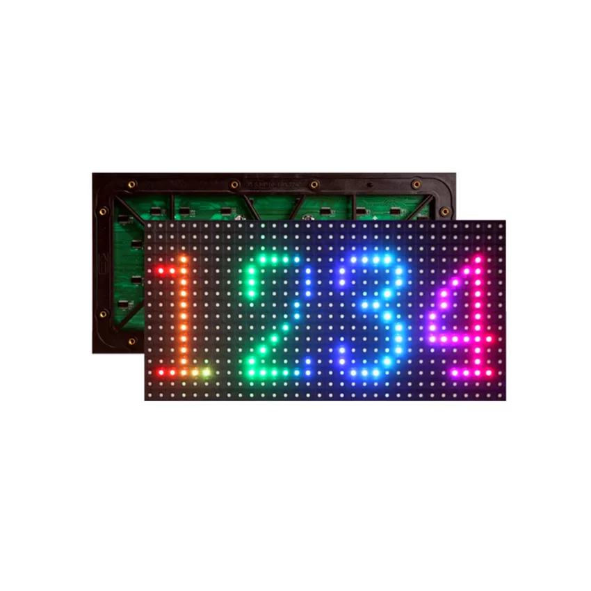 

LED Display Panel Outdoor P8 SMD RGB Full Color HUB75 256*128mm 32*16Pixel High Brightness LED Matrix Module