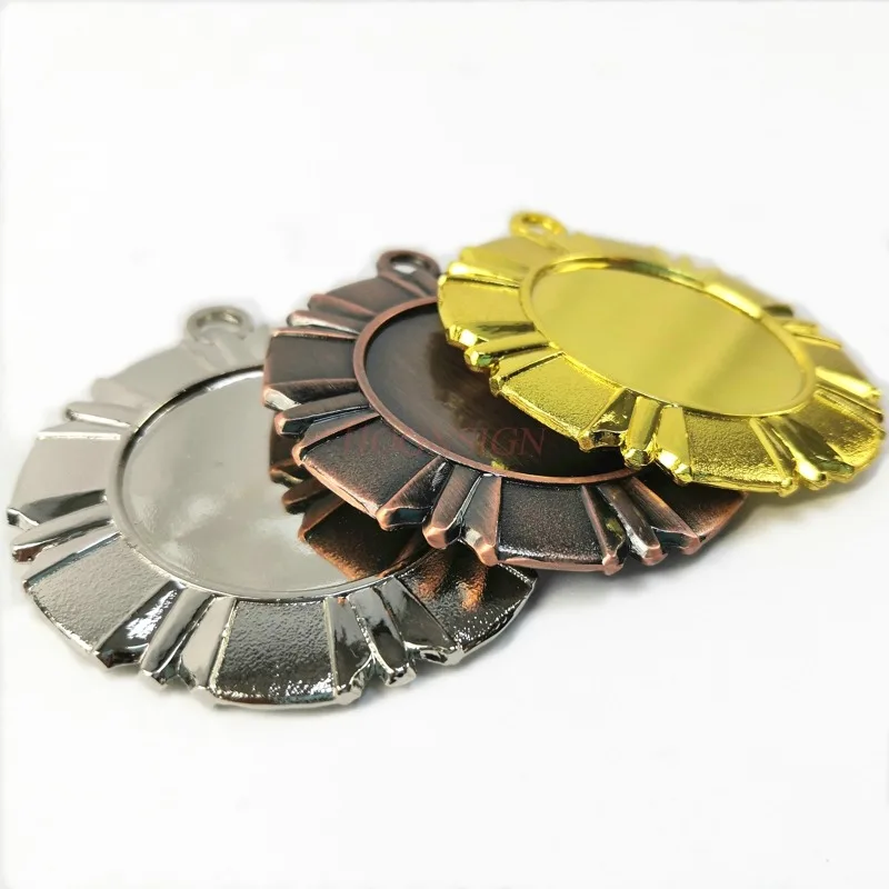 Medaillespellen Medaille Competitielijsten Kinderen Kleuterschool Prijzen Metalen Medaille Schoolfabriek Sport 2021