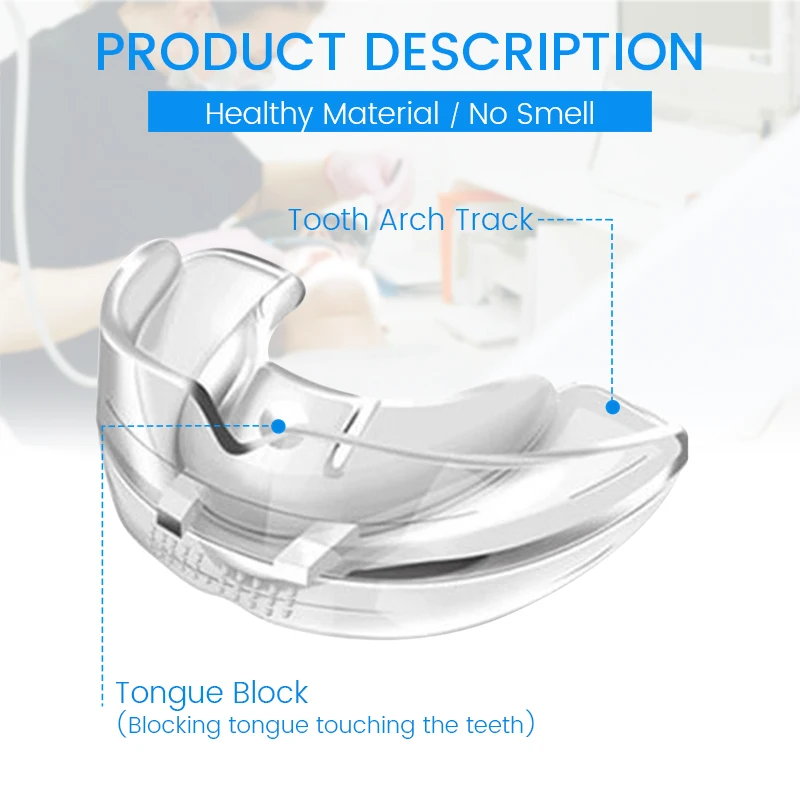 Teeth Retainer Bruxism Mouth Guard 3 Stages Dental Orthodontic Braces Teeth Straightener Stop Sleeping Anti-Snoring Device