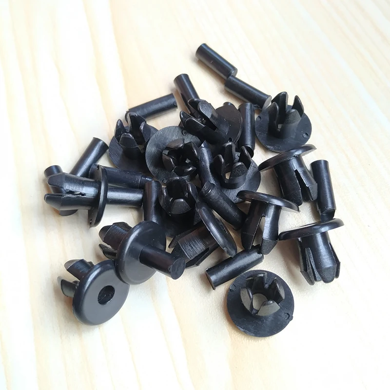 50Pcs Bumper Splash Guard Sill & Wheel Arch Lining Plastic Rivet Trim Clips Fastener For VW Volkswagen Skoda Audi A3 A4 A6