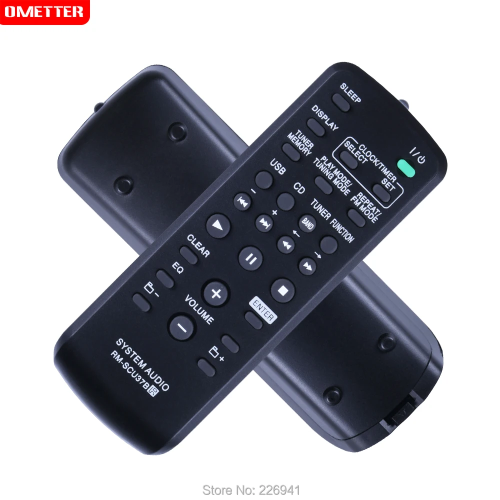 RM-SCU37B remote control use for sony audio system FST-SH2000 LBT-SH2000 HCD-SH2000