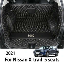 car trunk mats For Nissan X-Trail Rogue XTrail T30 T31 T32 2021 Rear Trunk Floor Mat Tray Carpet Mud