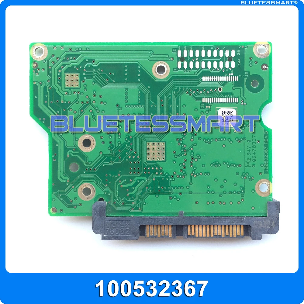 hard drive parts PCB logic board printed circuit board 100532367 for Seagate 3.5 SATA hdd data recovery hard drive repair image 2