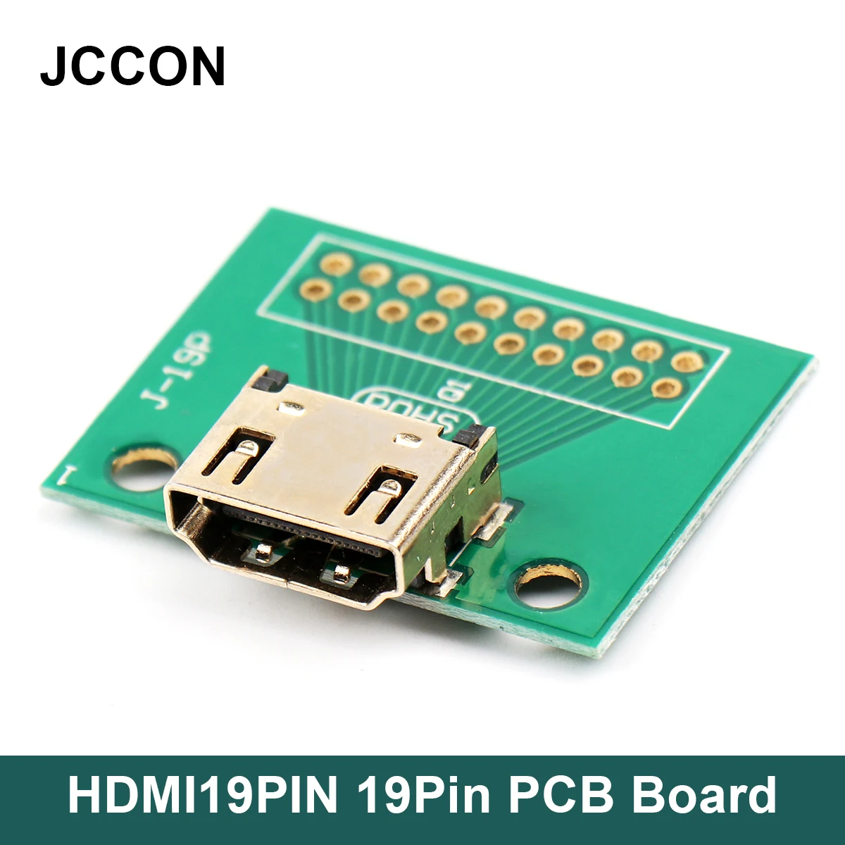 1Pcs 19PIN 19Pin PCB Board Bond Wires Seals HD Socket Connector Female Seat Test Female Seat Gold-Plated Adapter Board