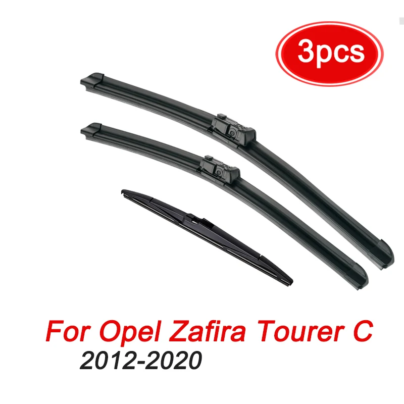 MIDOON Wiper Front & Rear Wiper Blades Set For Opel Zafira Tourer C 2012 - 2020 Windshield Windscreen Window 30