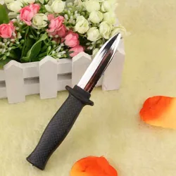 Plastic sword retractable stabbing fake knife is funny and scary Simulation Knife Spoof Magic Props Tricky April Fool's Day Toys