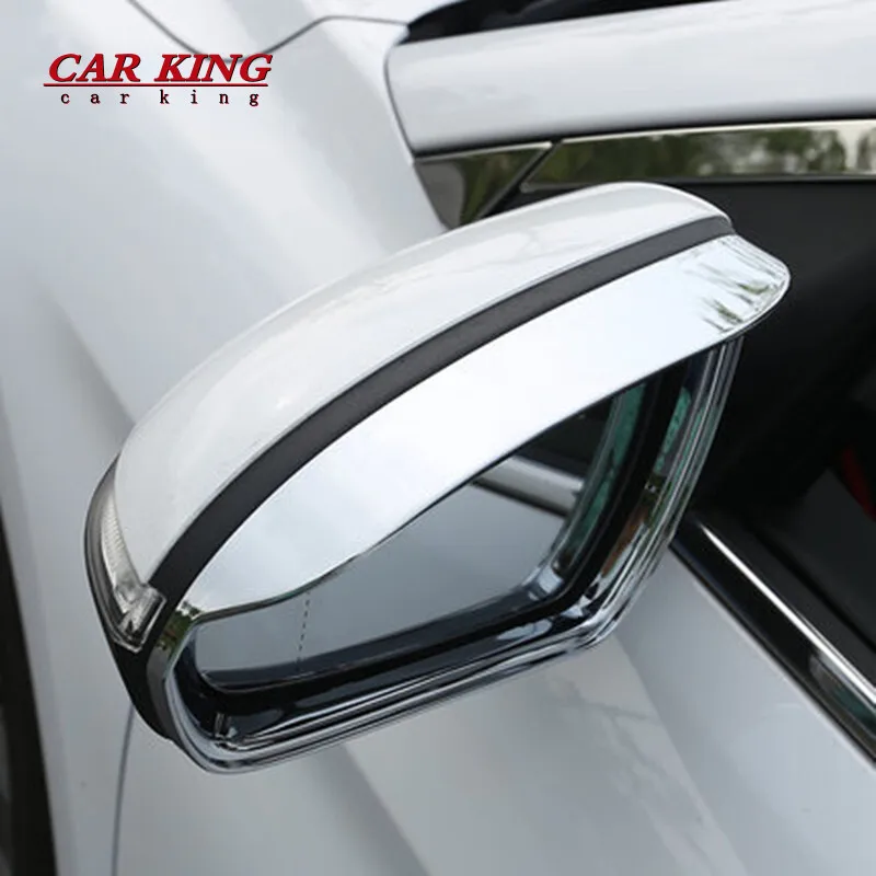 

For Hyundai Elantra 2016 2017 Car Rearview Mirror Frame Cover Rain Eyebrow Covers Stickers Shade Decoration Auto Accessories