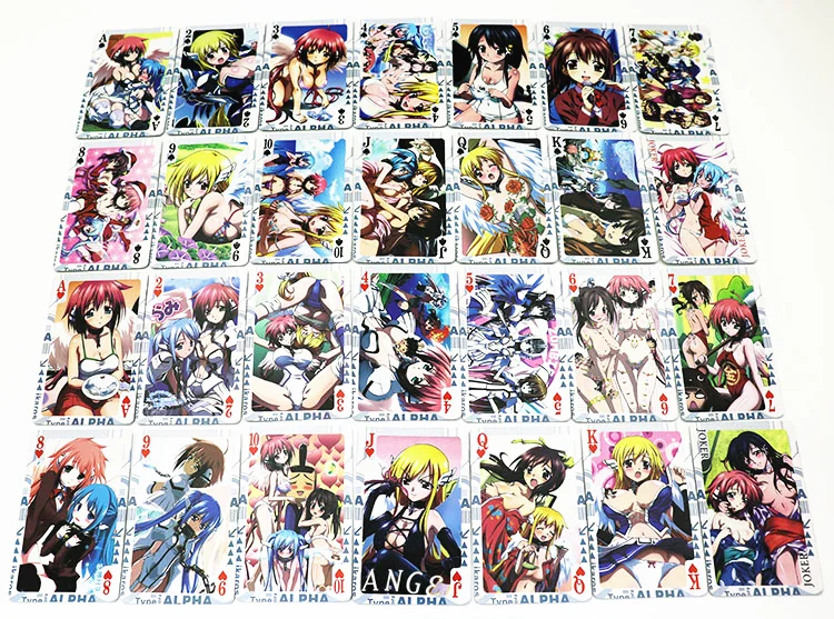 Anime Heaven's Lost Property Poker Sora no Otoshimono Ikaros Tomoki Nymph Toy Playing Deck Cards Board Game Gift Card Toys