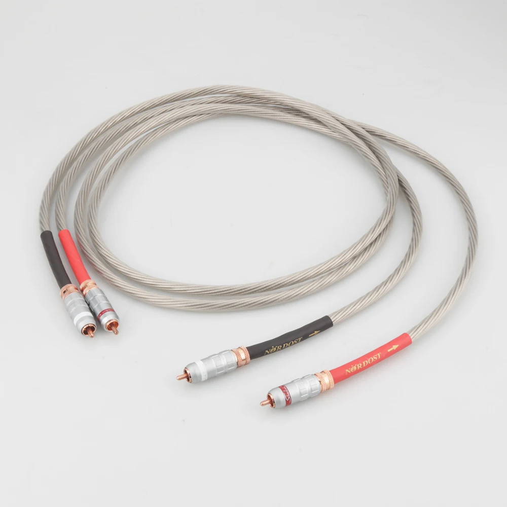 

Кабель Nordost ODIN 7N медный с посеребренным покрытием OFC для соединения аудио RCA, провод для аудио и видео сигнала, кабель Hi-Fi, Удлинительный шнур
